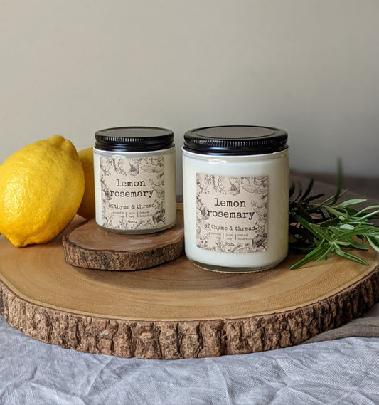 Lemon Rosemary Candle